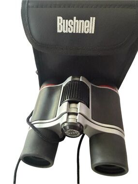 Bushnell 4X30 Power View Insta Ficus Compact Binoculars With Black Case Safari